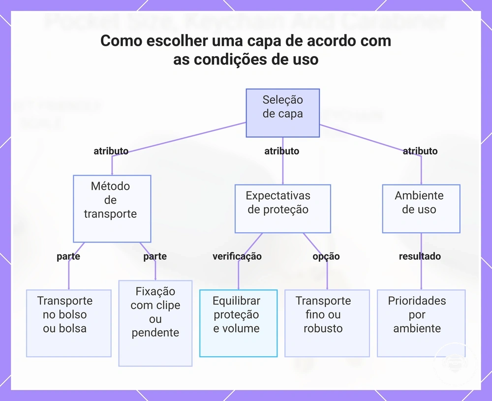 Como escolher uma capa de acordo com as condições de uso