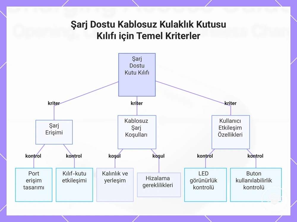 Şarj Dostu Kablosuz Kulaklık Kutusu Kılıfı için Temel Kriterler
