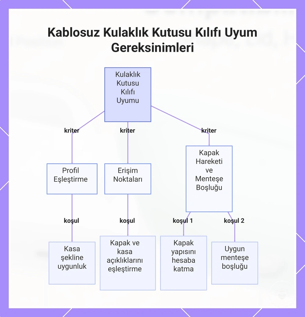 Kablosuz Kulaklık Kutusu Kılıfı Uyum Gereksinimleri