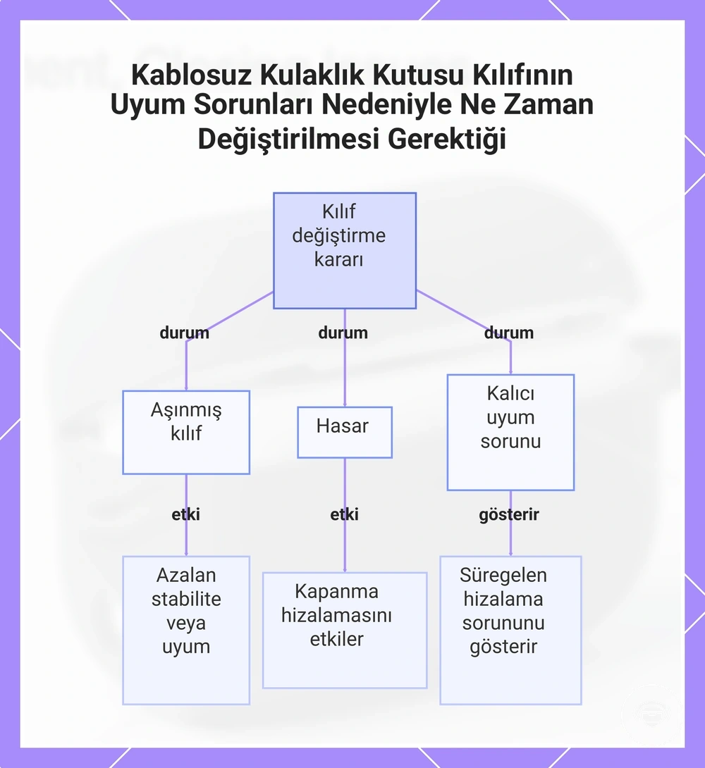 Kablosuz Kulaklık Kutusu Kılıfının Uyum Sorunları Nedeniyle Ne Zaman Değiştirilmesi Gerektiği