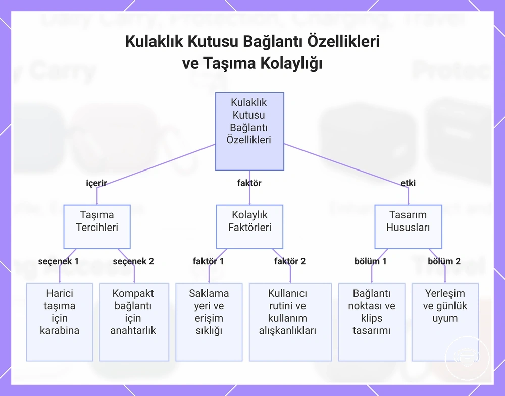 Kulaklık Kutusu Bağlantı Özellikleri ve Taşıma Kolaylığı