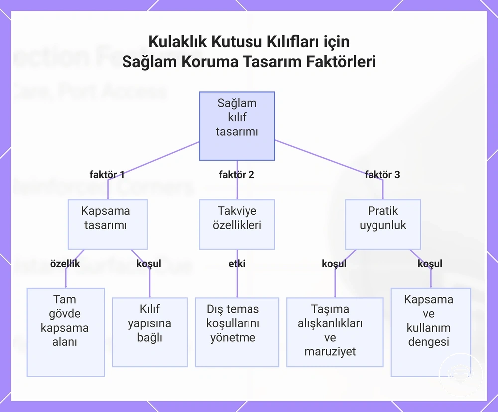 Kulaklık Kutusu Kılıfları için Sağlam Koruma Tasarım Faktörleri