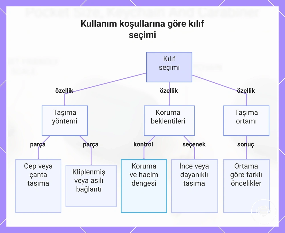 Kullanım koşullarına göre kılıf seçimi