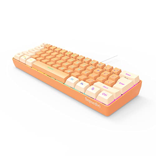 Snpurdiri Clavier de jeu filaire 60 %, – Image 2