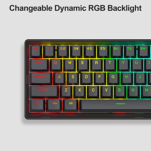 NPET K611 Clavier mécanique sans fil 60 – Image 2
