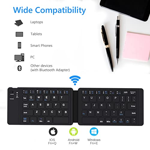 Acoucou Clavier Bluetooth Pliable Clavier Sans Fil – Image 2