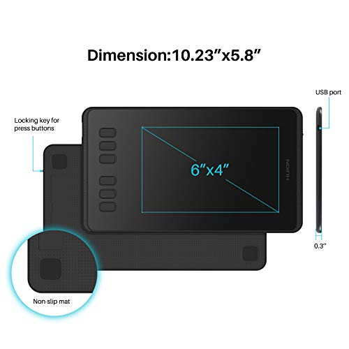 HUION Tablette à dessin Inspiroy H640P Petite – Image 2