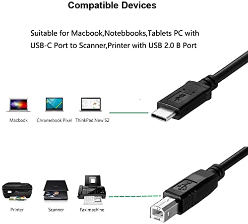 Câble d'imprimante de type C compatible avec – Image 2