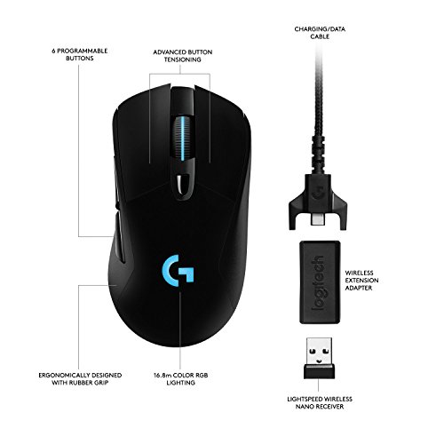 Souris de jeu Logitech G703 Lightspeed avec-2