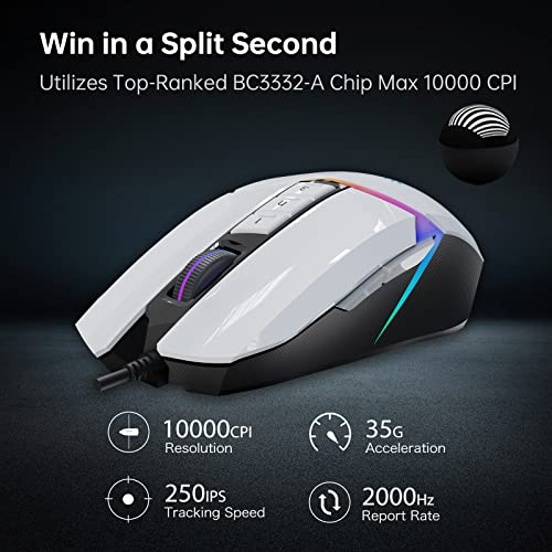 Souris de jeu filaire Bloody W60Max RGB-2