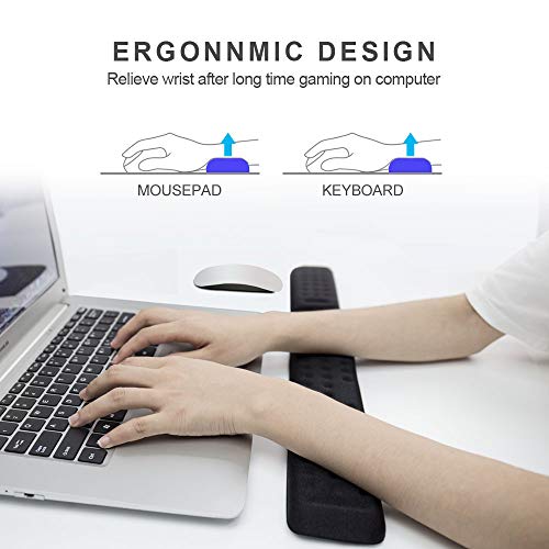 Ensemble de repose-poignets pour clavier et souris – Image 2