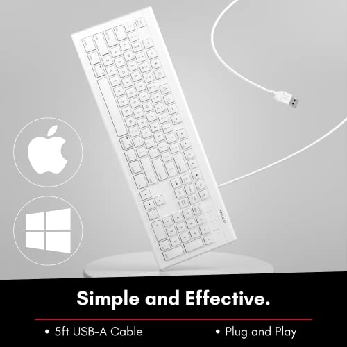 Macally Clavier filaire USB pleine taille pour-2
