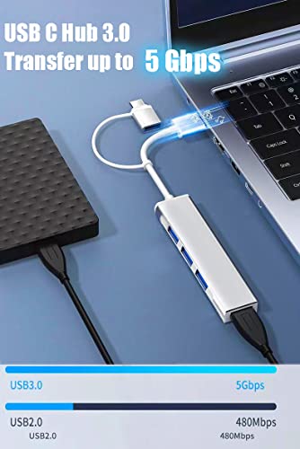Hub USB C vers USB 4 ports, – Image 2