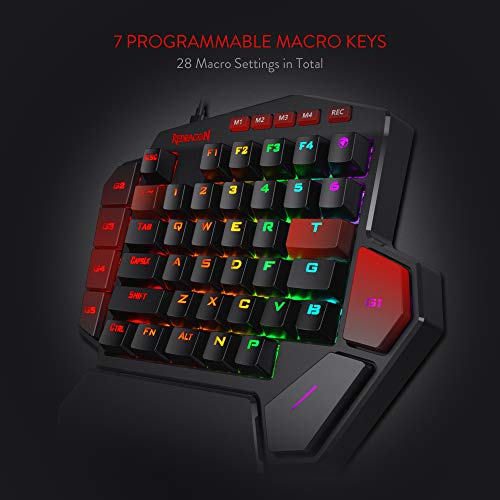 Clavier de jeu mécanique RVB à une-2