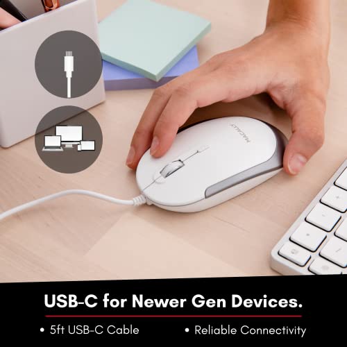 Souris filaire USB C Macally pour Mac – Image 2