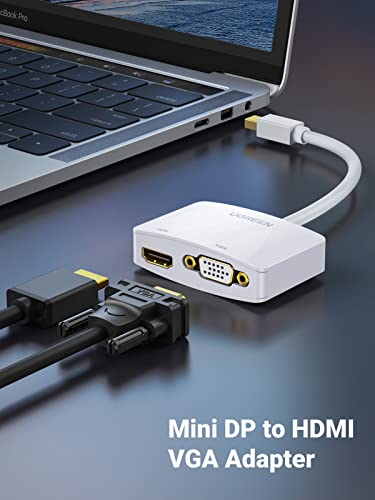 UGREEN Adaptateur Mini DisplayPort vers HDMI VGA, – Image 2