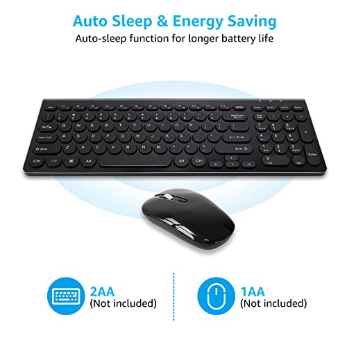 Ensemble clavier et souris sans fil MEANHIGH, – Image 2