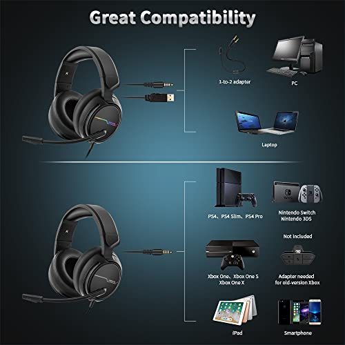 Jeecoo V20 Casque de jeu stéréo pour-2