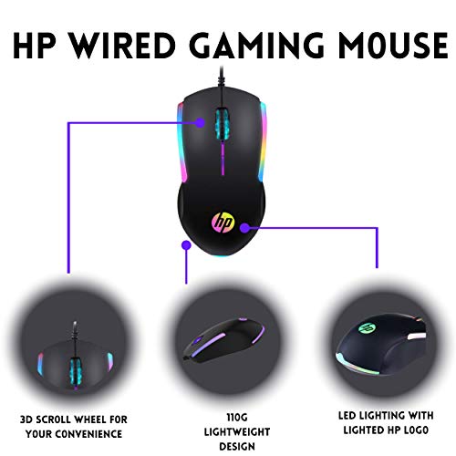 Souris de jeu filaire HP RGB haute-2