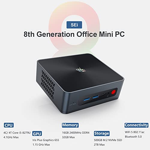 Mini PC Beelink - 4 cœurs i5-8279U-2