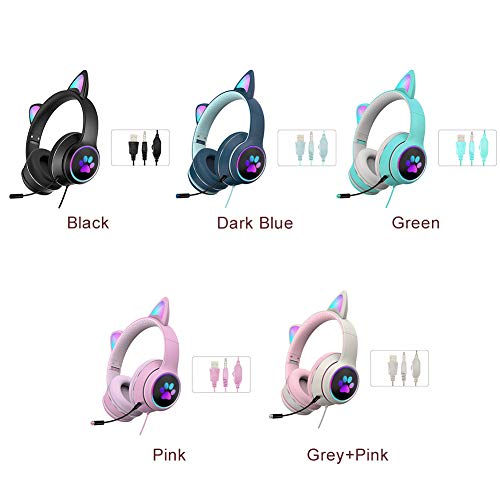LVOERTUIG Casque d'oreille de chat