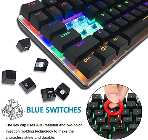 Clavier et souris de jeu et repose-poignet, – Image 2