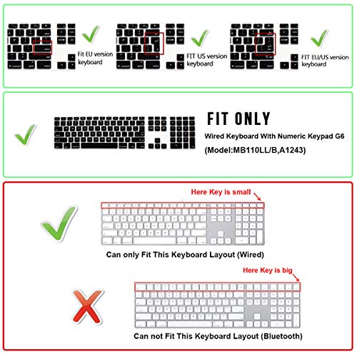 WYGCH Ultra Thin Shortcuts Extended Silicone Keyboard – Image 2