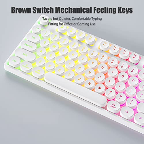 MYKYLIN Clavier de jeu bon marché Arc-en-ciel – Image 2