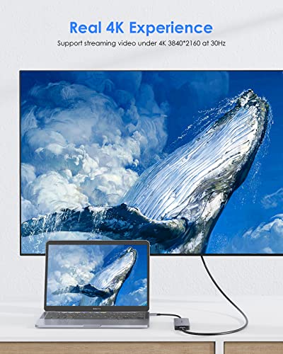 LENTION Hub USB C avec HDMI 4K, – Image 2