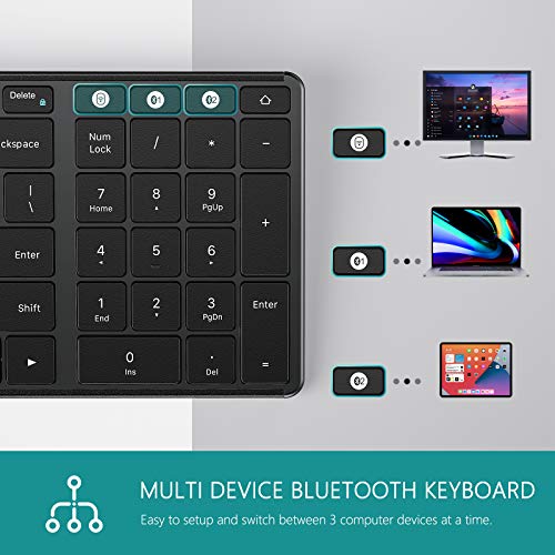 Seenda Clavier sans fil - Clavier rechargeable-2