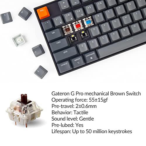 Keychron K8 Clavier de jeu mécanique sans – Image 2