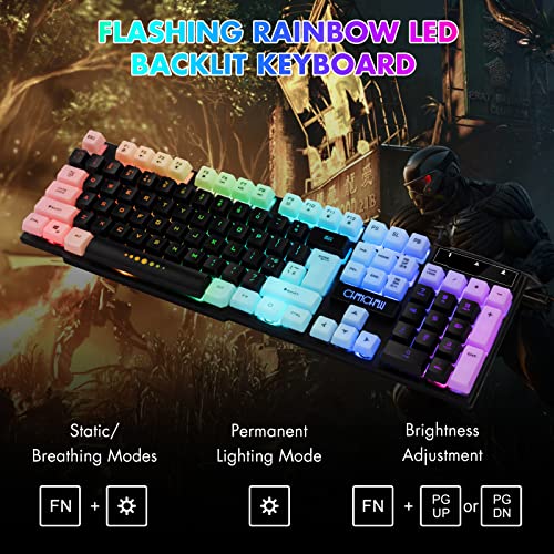 Combo clavier et souris de jeu filaire-2