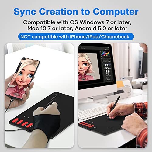 Tablette graphique avec zone active de 8 – Image 2