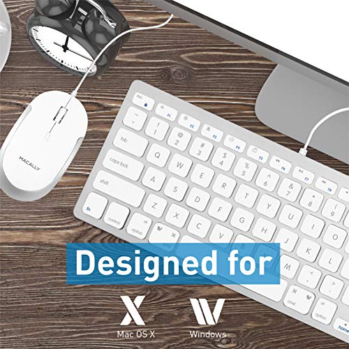 Macally Clavier et souris filaires USB pour – Image 2
