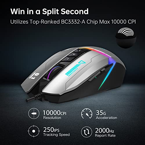 Souris de jeu filaire Bloody W60Max RGB-2