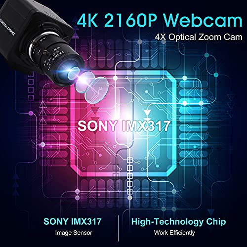 Caméra Web USB 4K Ultra HD Varifocal – Image 2