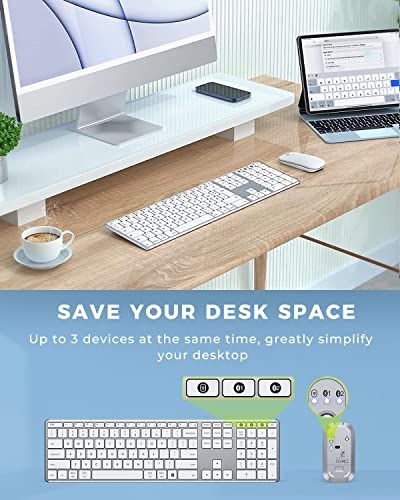 Combo Clavier et Souris Bluetooth sans Fil – Image 2
