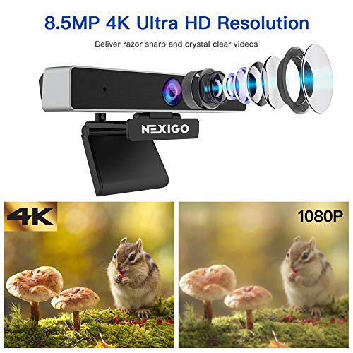 NexiGo N950 Webcam Zoomable 4K avec Zoom – Image 2