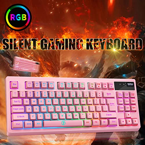 ZJFKSDYX L87 Clavier de Jeu sans Fil, – Image 2