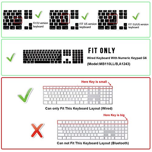 WYGCH Ultra Thin Shortcuts Extended Silicone Keyboard – Image 2