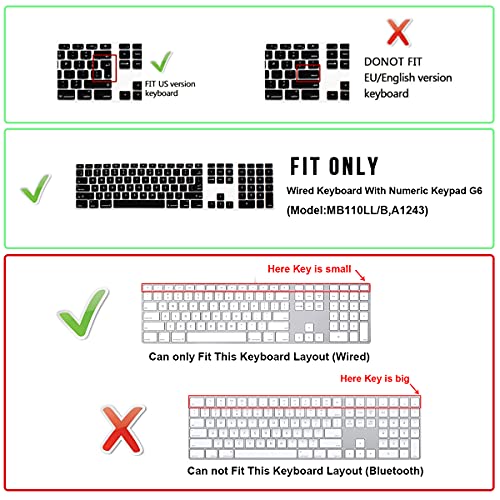 WYGCH Peau de protection de clavier en – Image 2