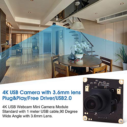 Caméra ELP 4K caméra USB à objectif – Image 2