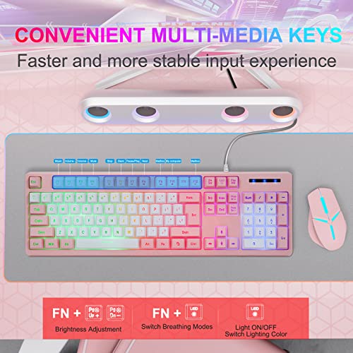 Clavier de jeu filaire USB avec rétroéclairage-2