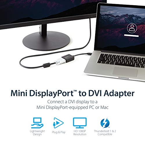StarTech.com Adaptateur Mini DisplayPort vers DVI - – Image 2