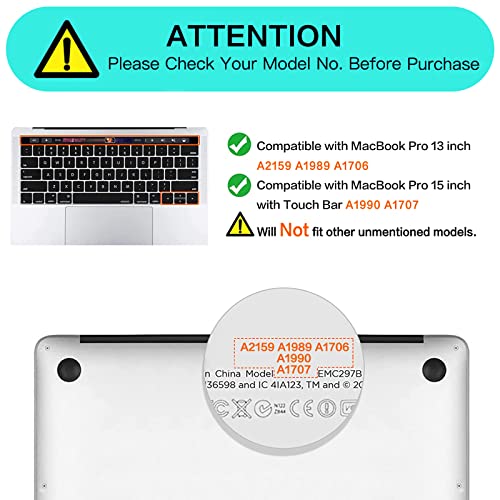 MOSISO Housse de clavier en silicone compatible – Image 2
