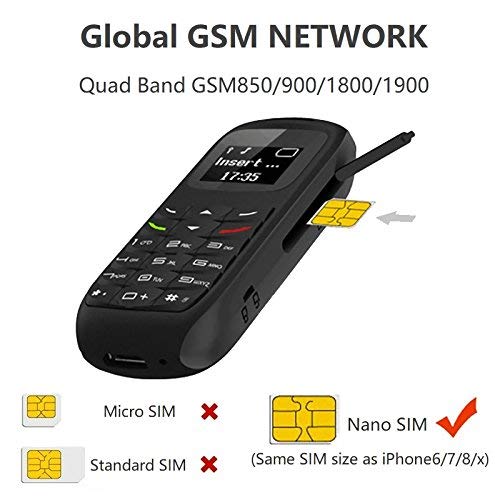 Sudroid Mini petit téléphone portable mobile L8star-5