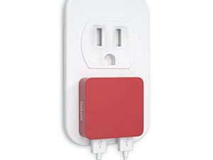 Nekmit Chargeur mural USB plat ultra fin