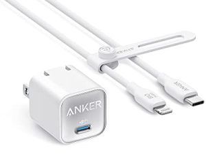 Anker 511 USB-C Chargeur Rapide 20W Blanc 