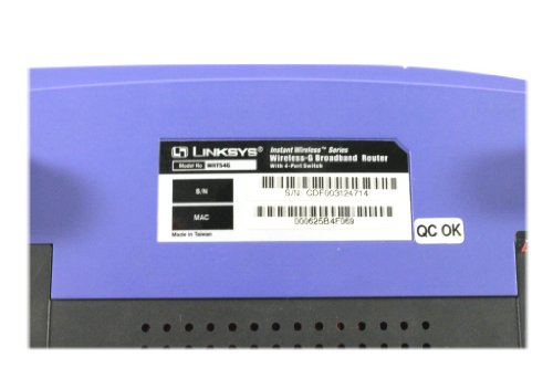 Routeur WiFi Linksys WRT54G 54 Mbps 4-3