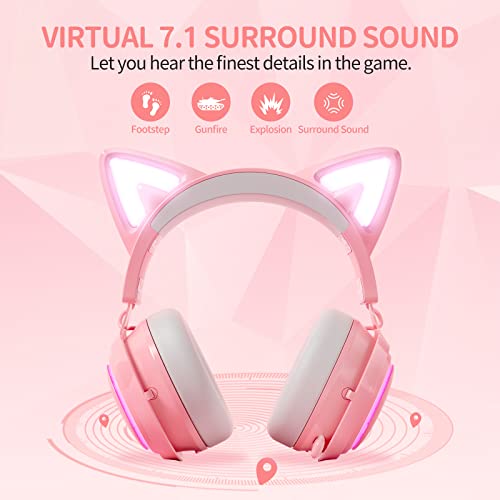 SOMIC GS510 Casque d'oreille de chat sans-3
